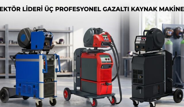 SEKTÖR LİDERİ ÜÇ PROFESYONEL GAZALTI KAYNAK MAKİNESİ
